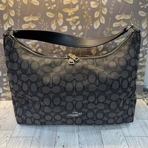 COACH EAST/WEST CELESTE HOBO SIGNATURE BAG (F58284) NO CROSSBODY‎ STRAP